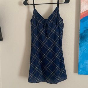 Plaid Mini Dress